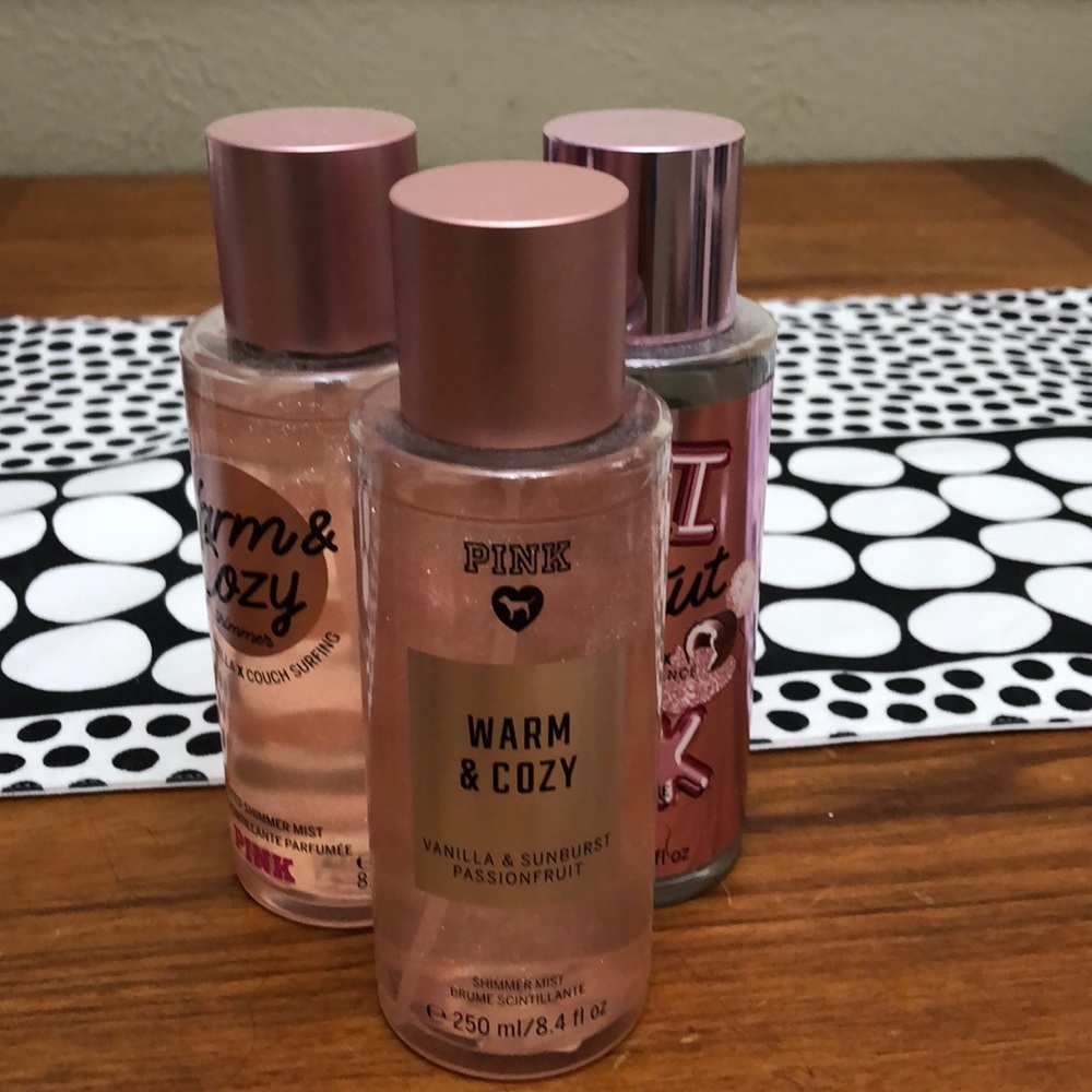 3 pink perfumes